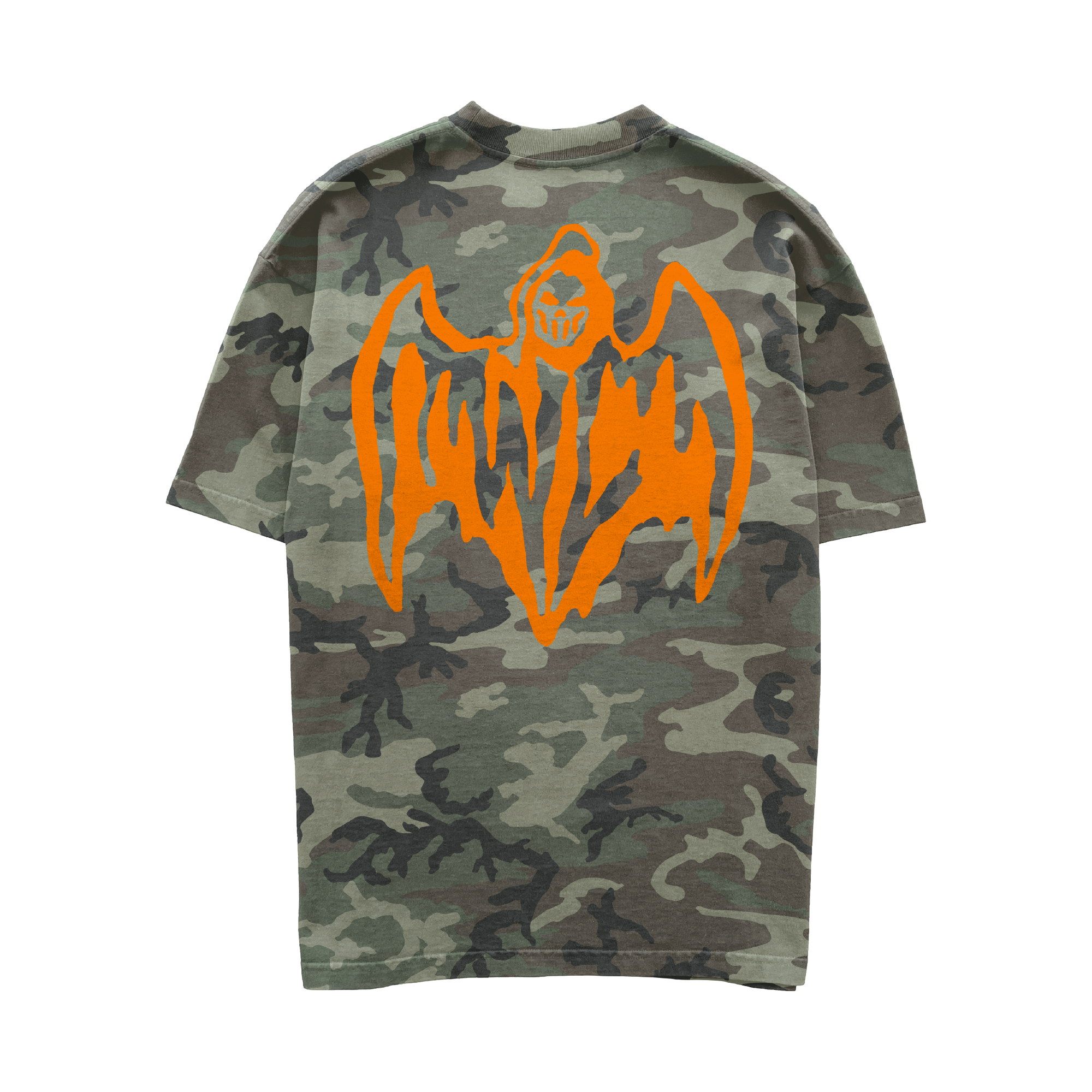 Bat Reaper T-Shirt - Faded Woodland Camo – Warren Lotas