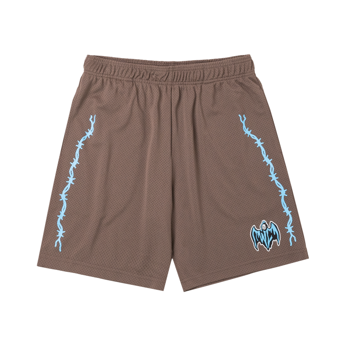 Bat Reaper Mesh Shorts - Faded Brown