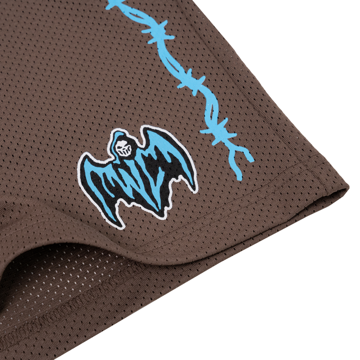 Bat Reaper Mesh Shorts - Faded Brown