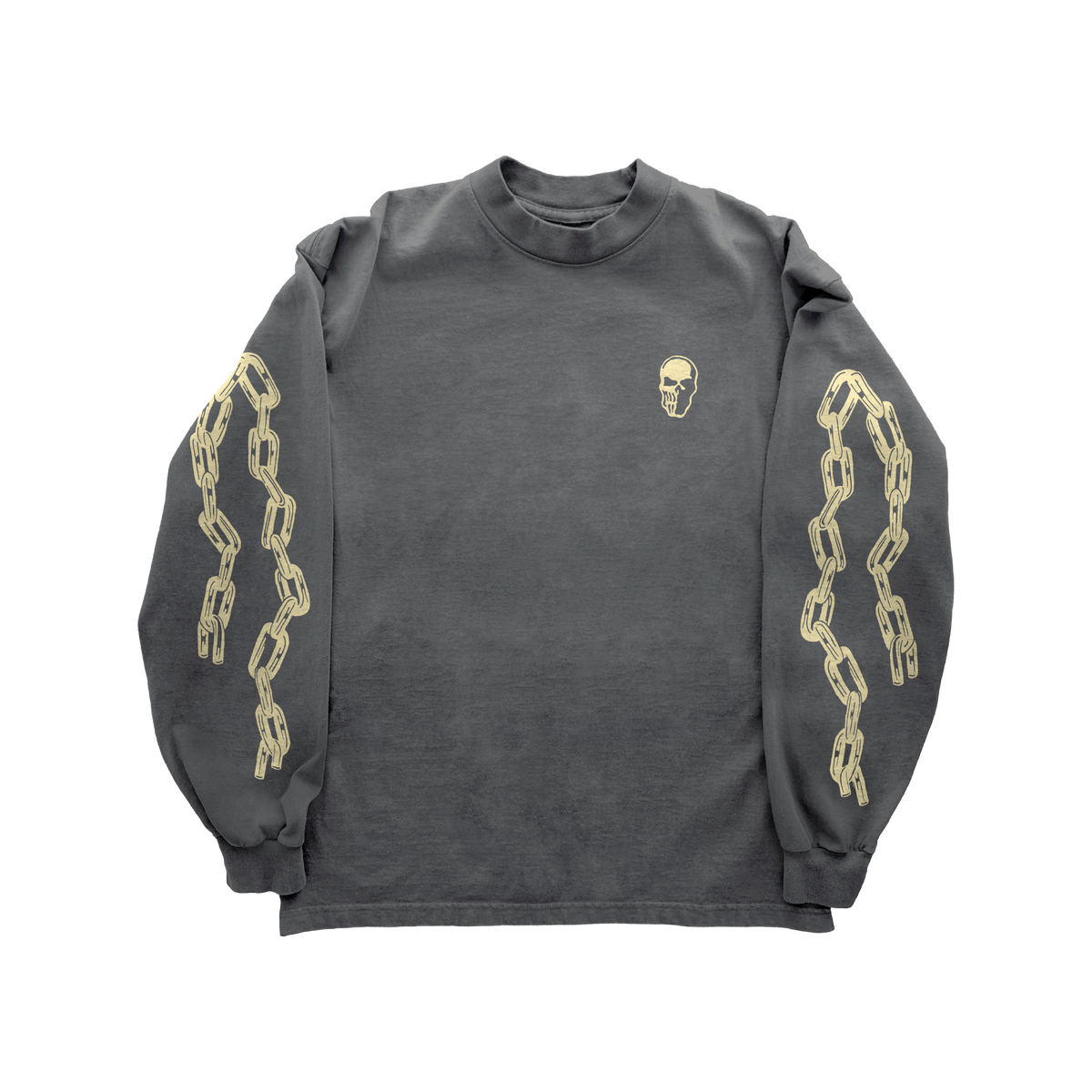 Chain Reaper Long Sleeve T-Shirt - Charcoal