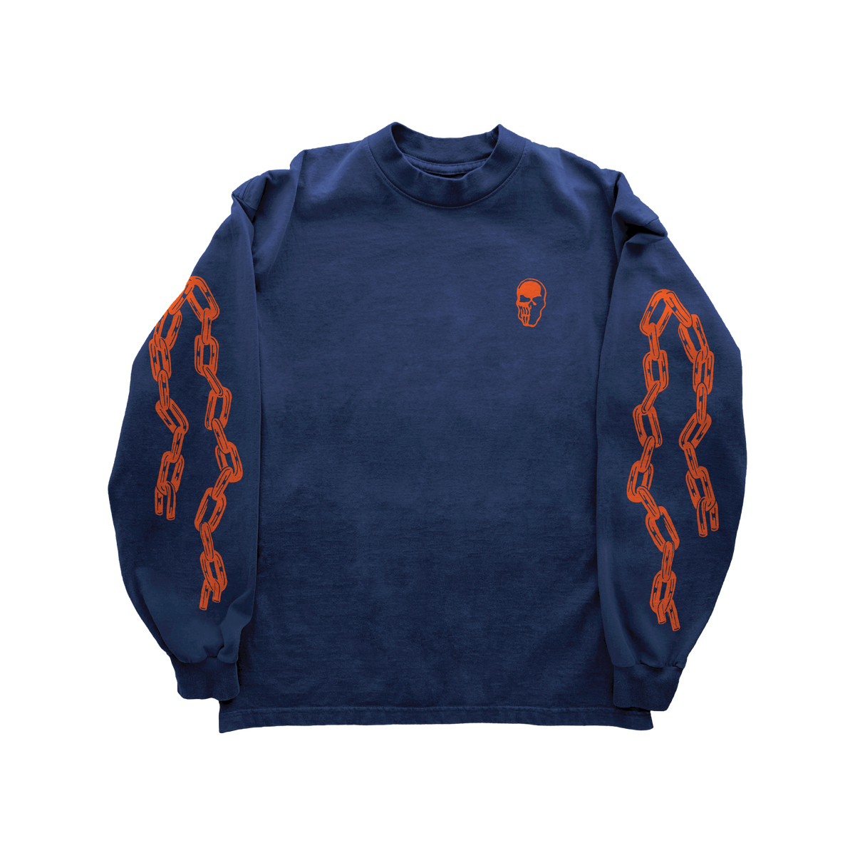 Chain Reaper Long Sleeve T-Shirt - Navy