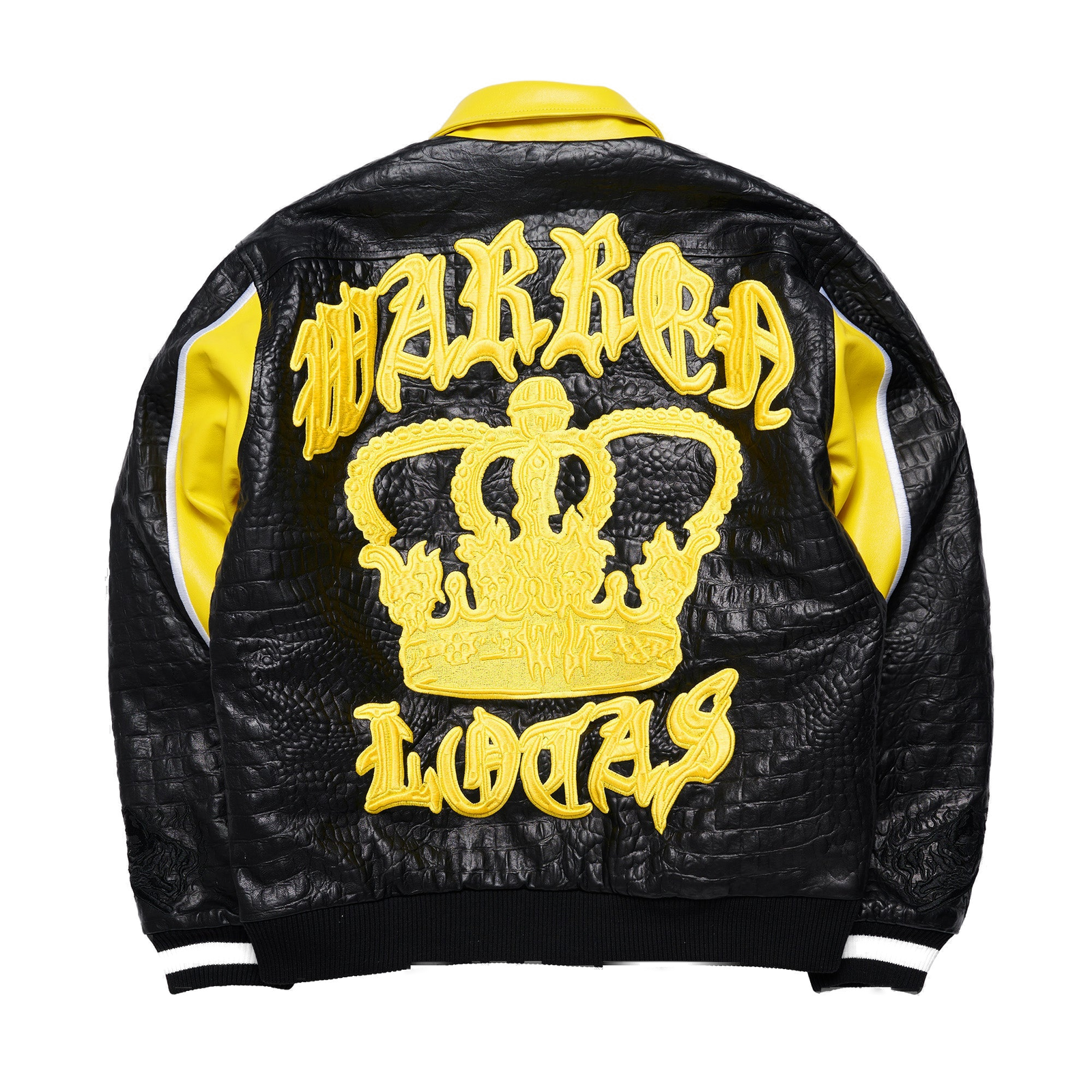 Crown Lambskin Leather Jacket - clean background