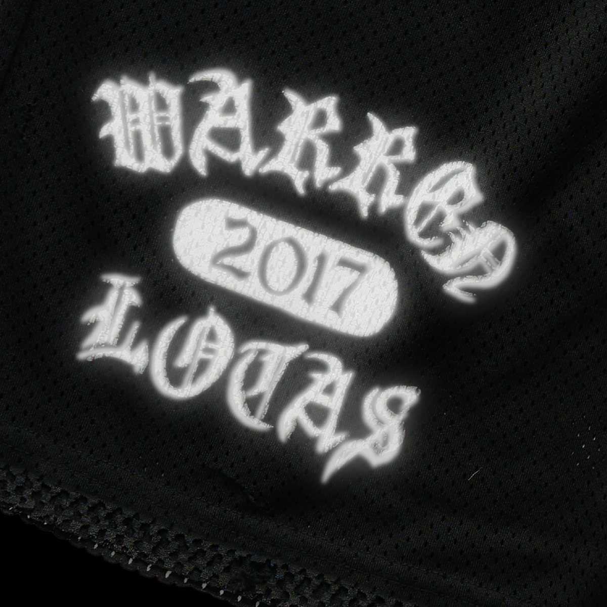 Demon Guard Mesh Shorts - Tonal Black