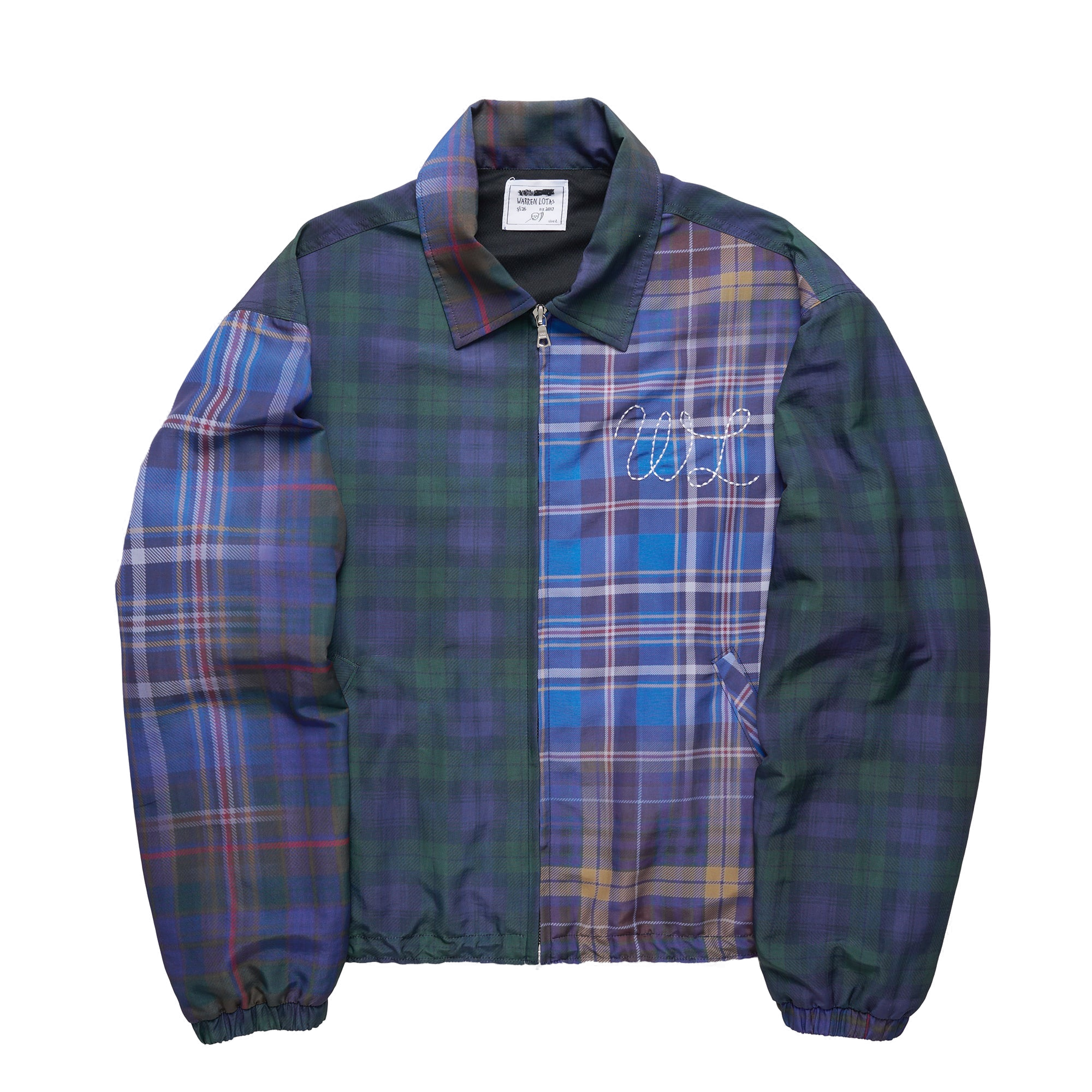 Hybrid-Plaid Nylon Jacket – Warren Lotas