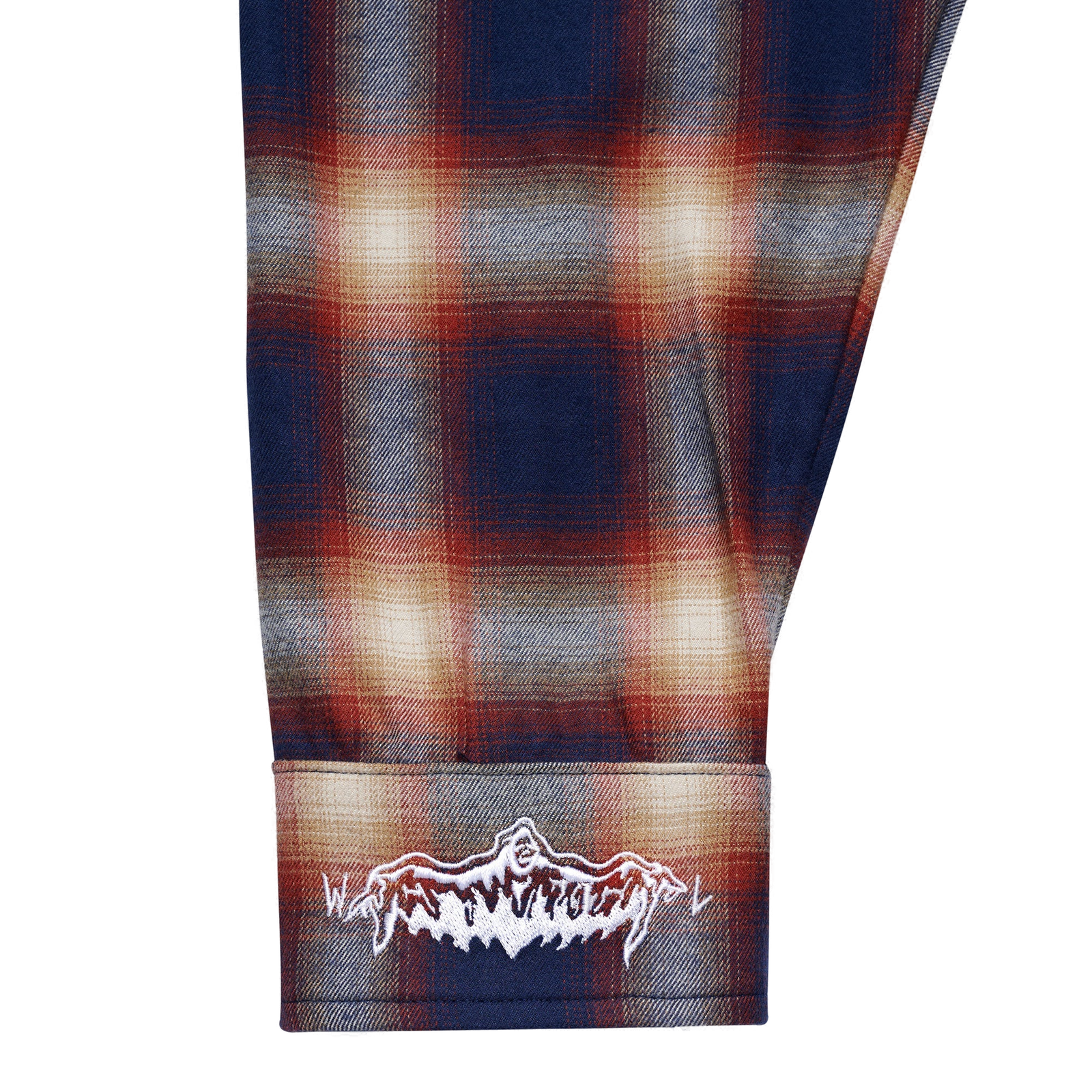 Reaper Japanese Plaid Shirt - Blue/Gold - clean background