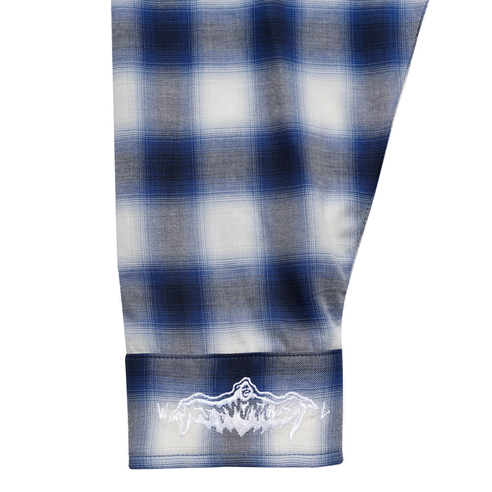 Reaper Japanese Plaid Shirt - Blue/White - clean background