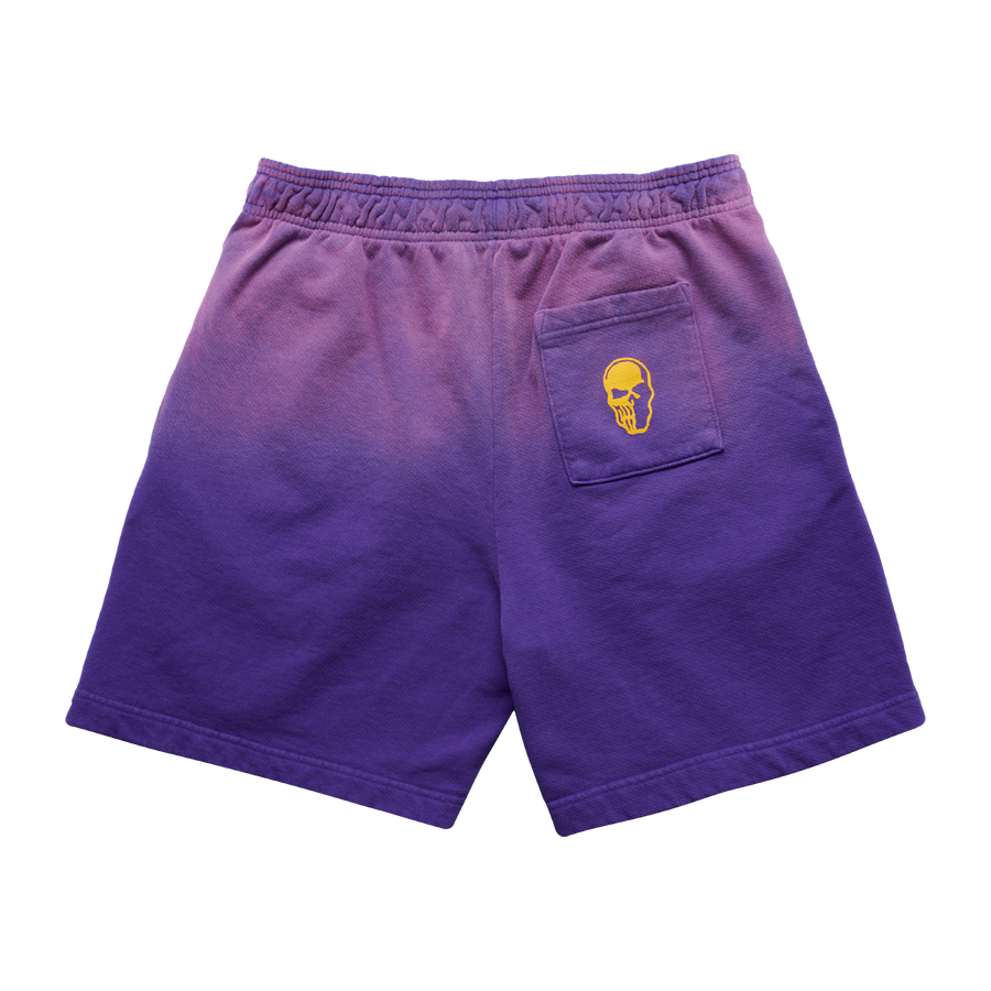 Los Angeles Lakers Flaming Skull Shorts