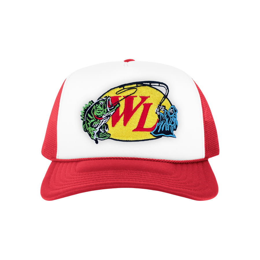 Reelin' Reaper Foam Trucker Hat - Red