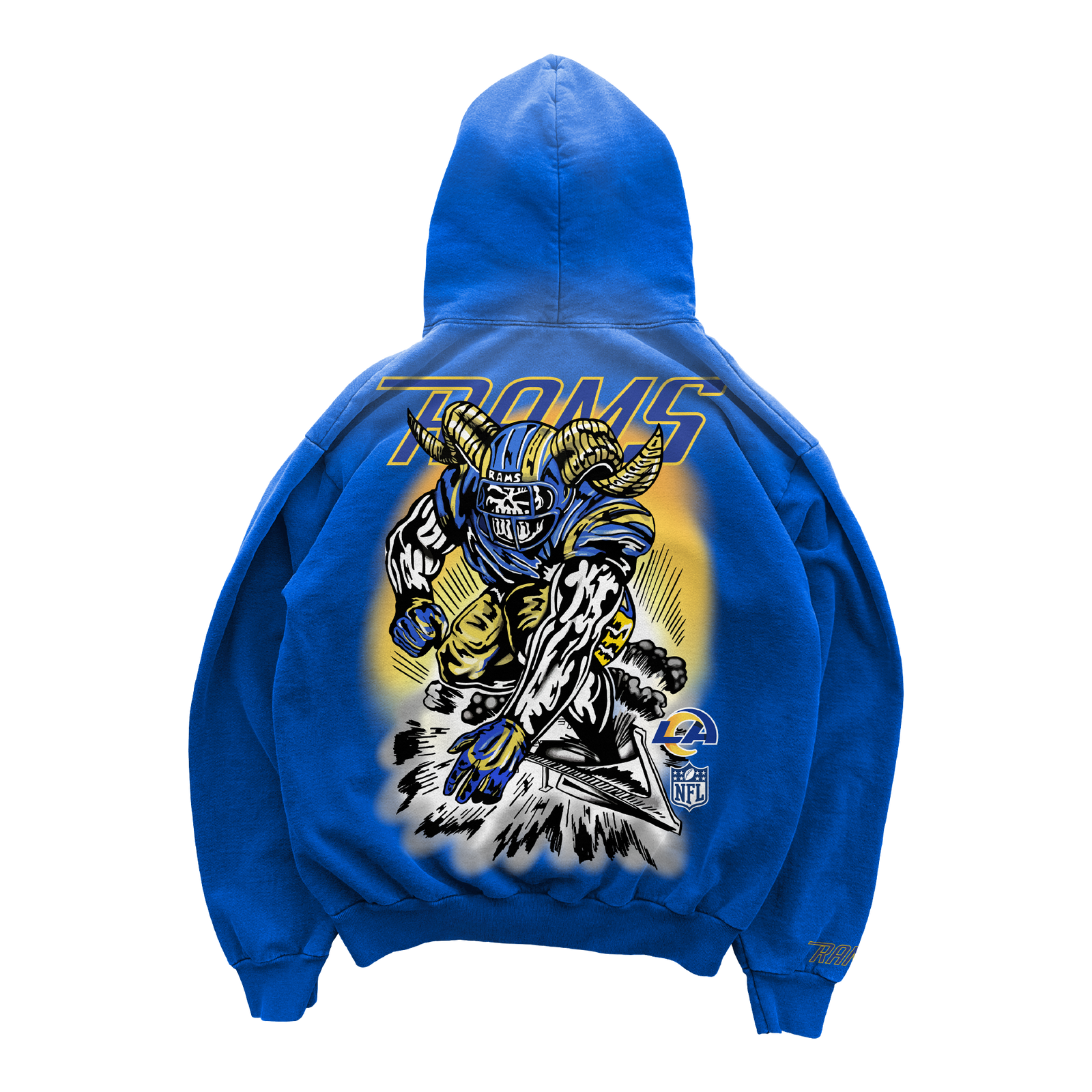 Rams Stadium Hoodie - Faded Blue