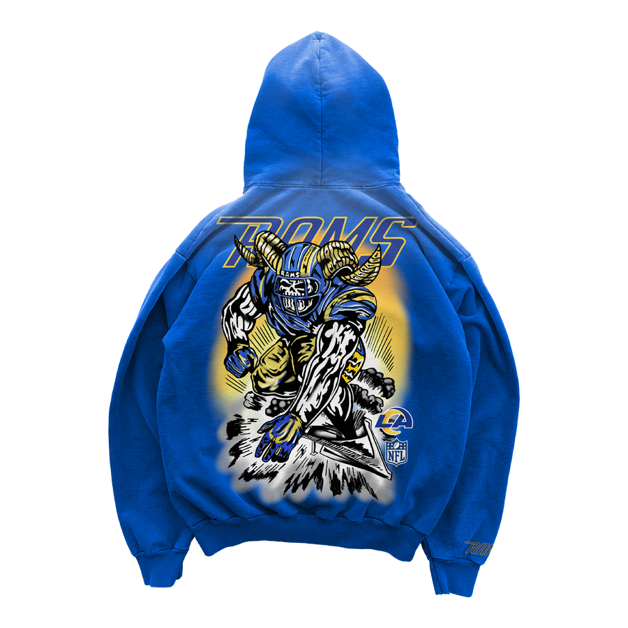 Rams Stadium Hoodie - Faded Blue