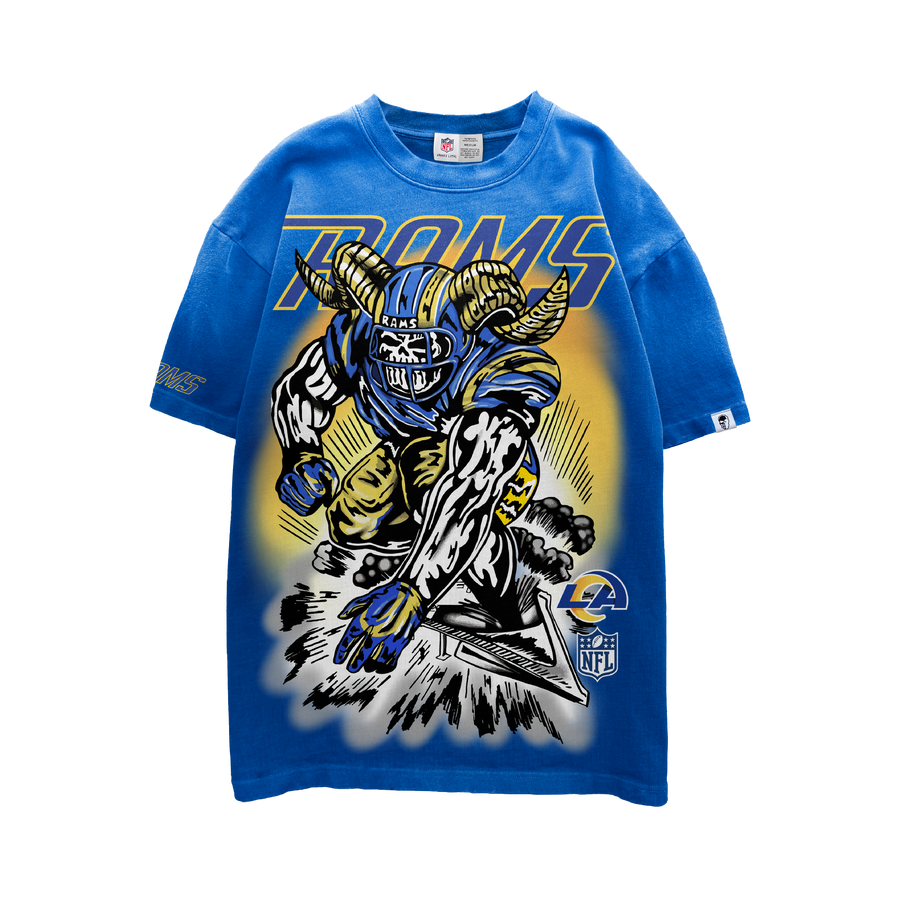 Rams Stadium T-Shirt - Faded Blue