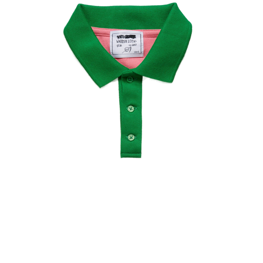 Reaper Academy Polo - Pink/Navy/Green - clean background