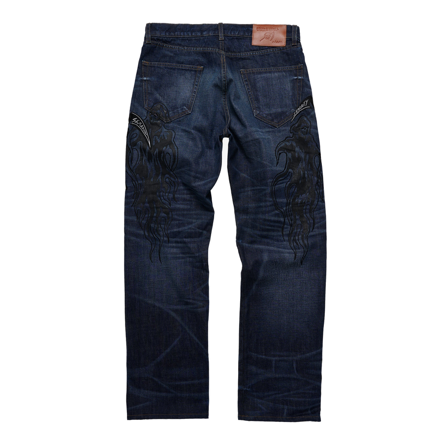 Reaper Denim Pant - Faded Indigo - clean background