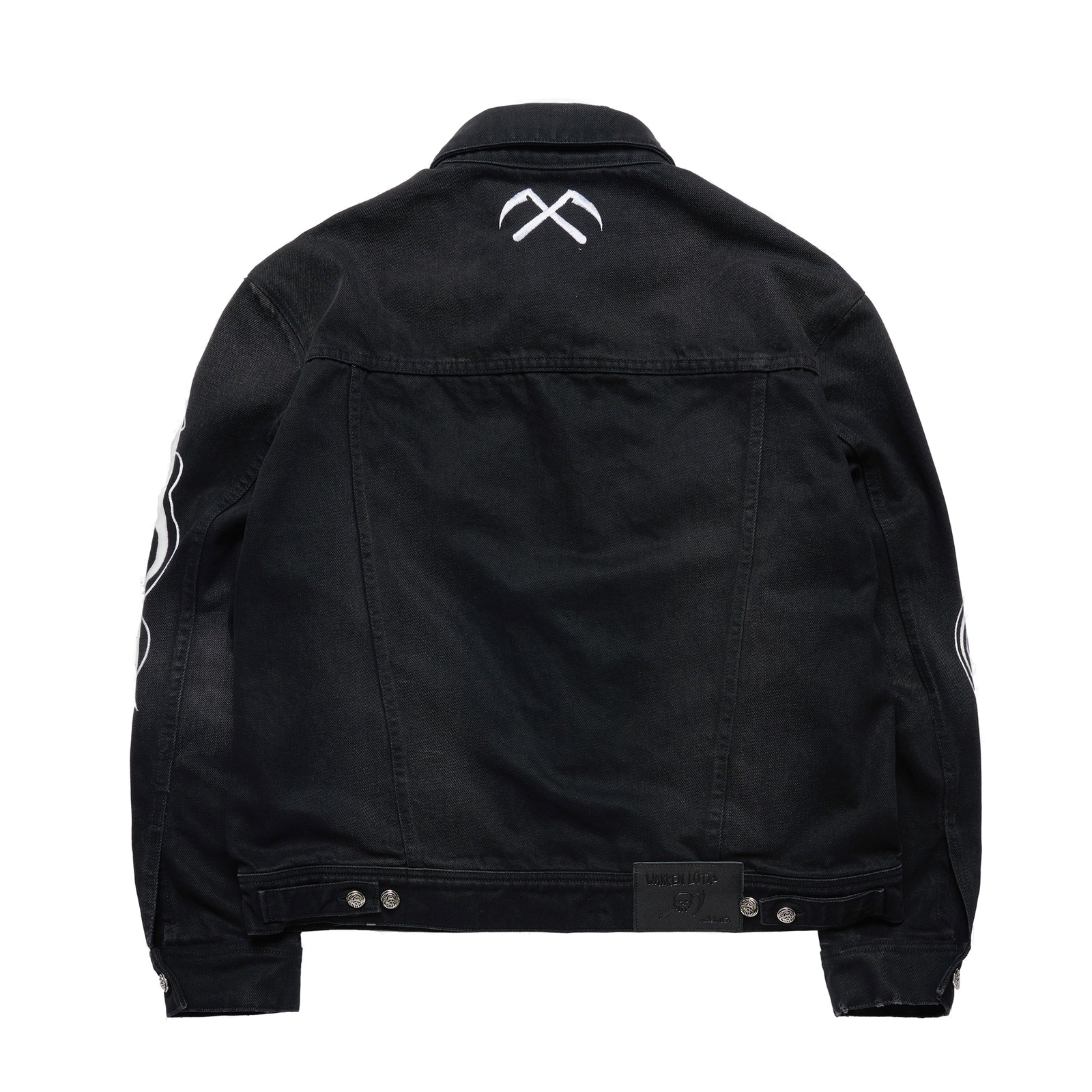 Reaper Denim Trucker Jacket - Faded Black - clean background