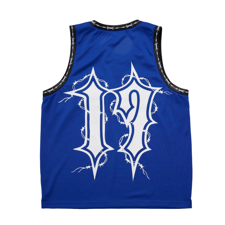 Reaper Face Off Basketball Jersey - Royal Blue - clean background