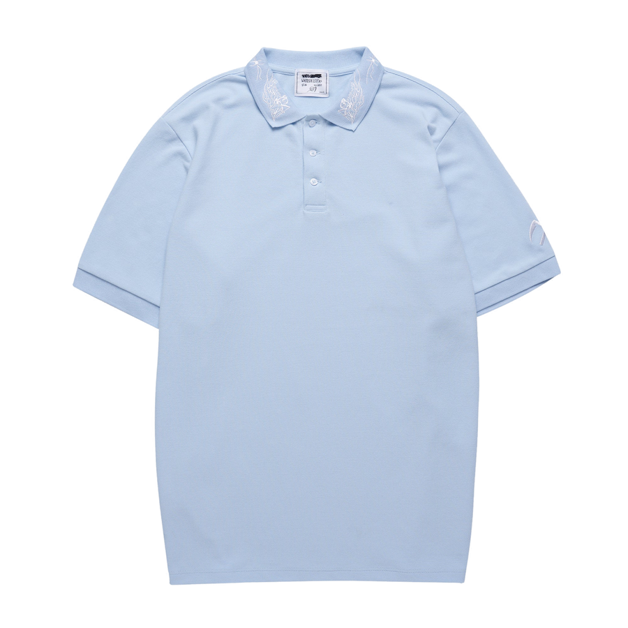 Reaper Polo - Powder Blue - clean background