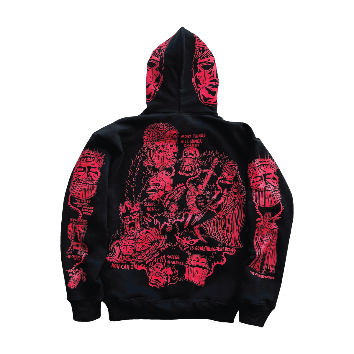 Sabata Hoodie 2.0 - Red/Black