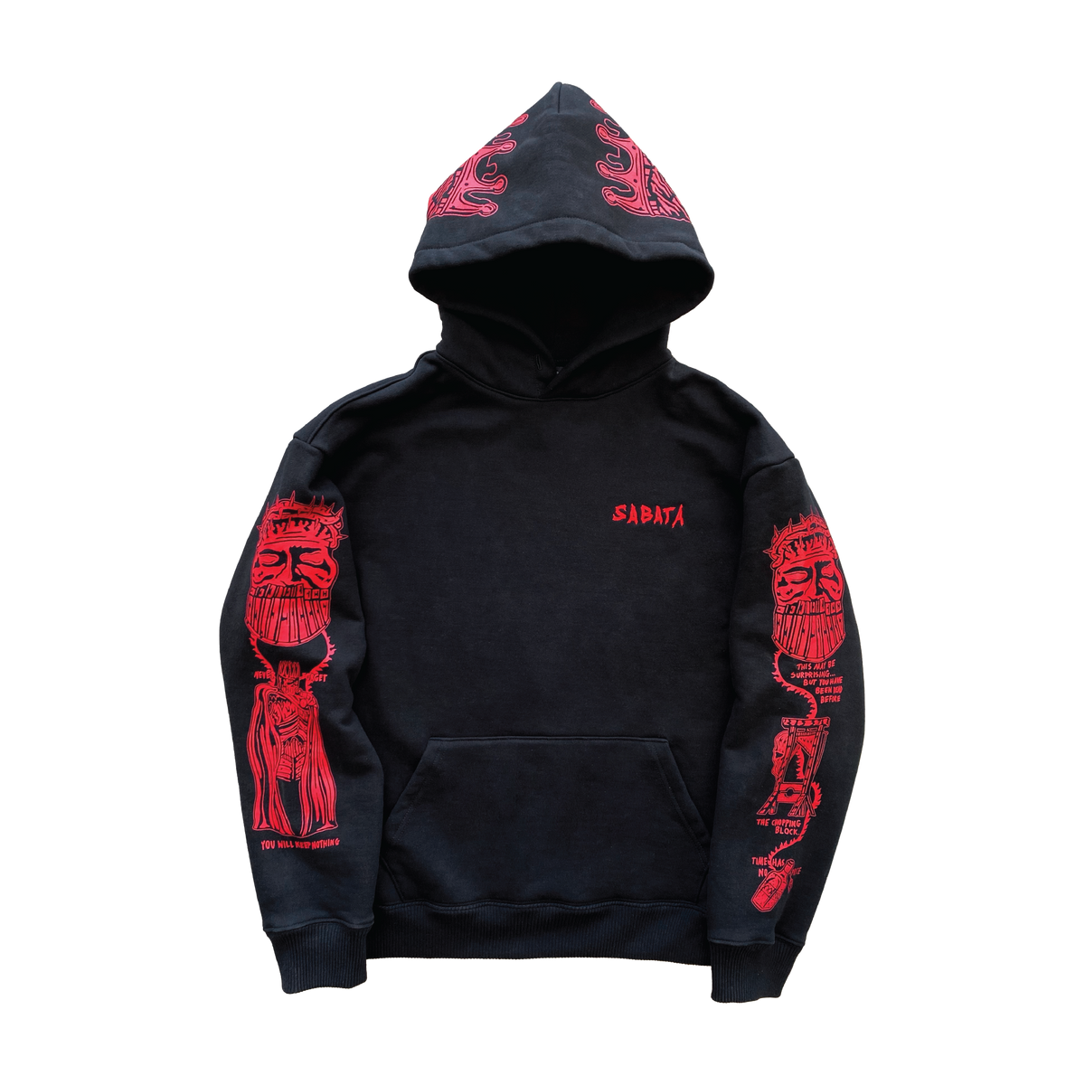 Sabata Hoodie 2.0 - Red/Black
