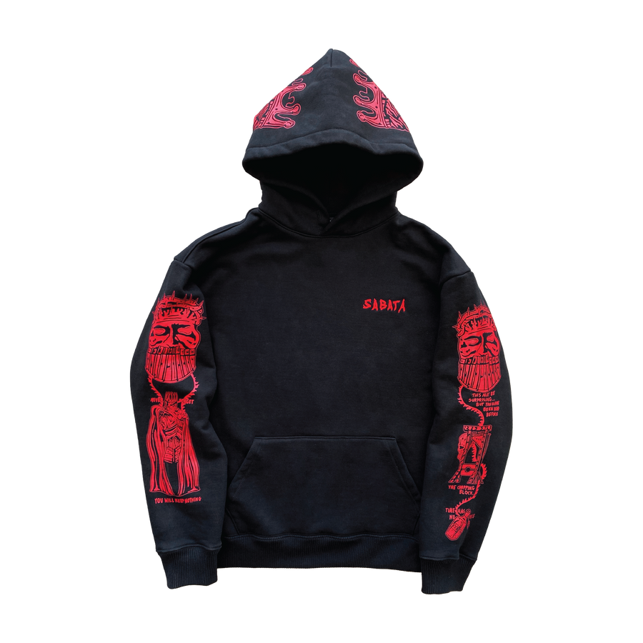 Sabata Hoodie 2.0 - Red/Black