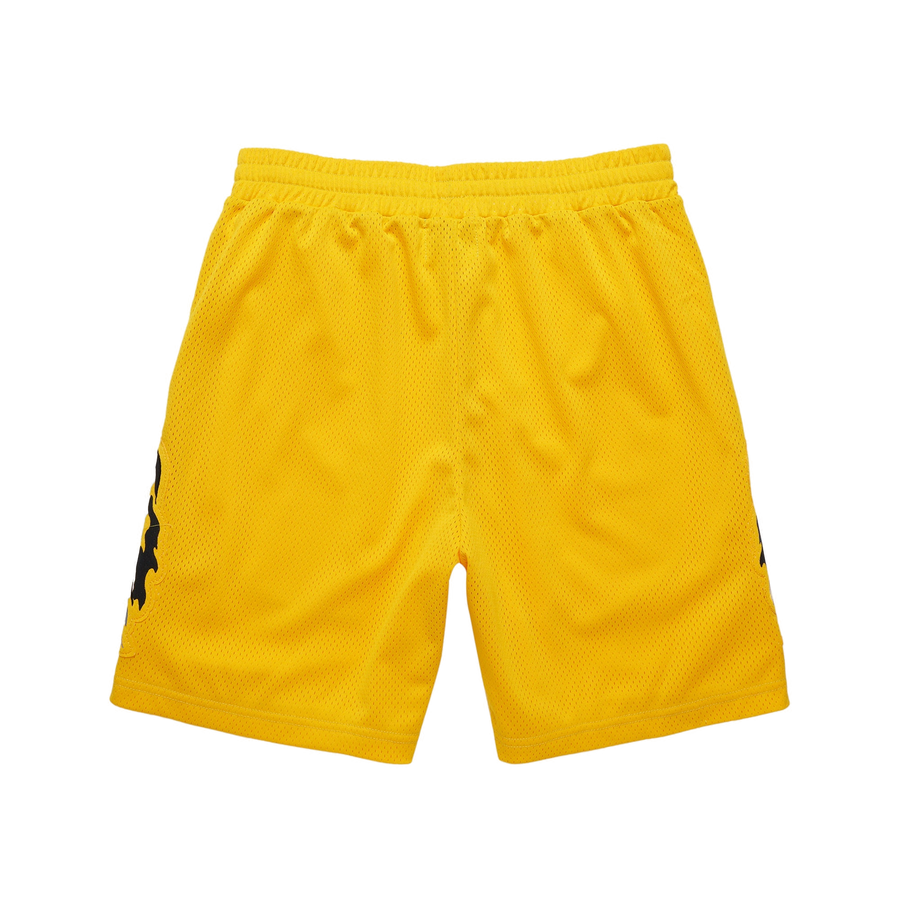Serenity Mesh Shorts - Gold - clean background