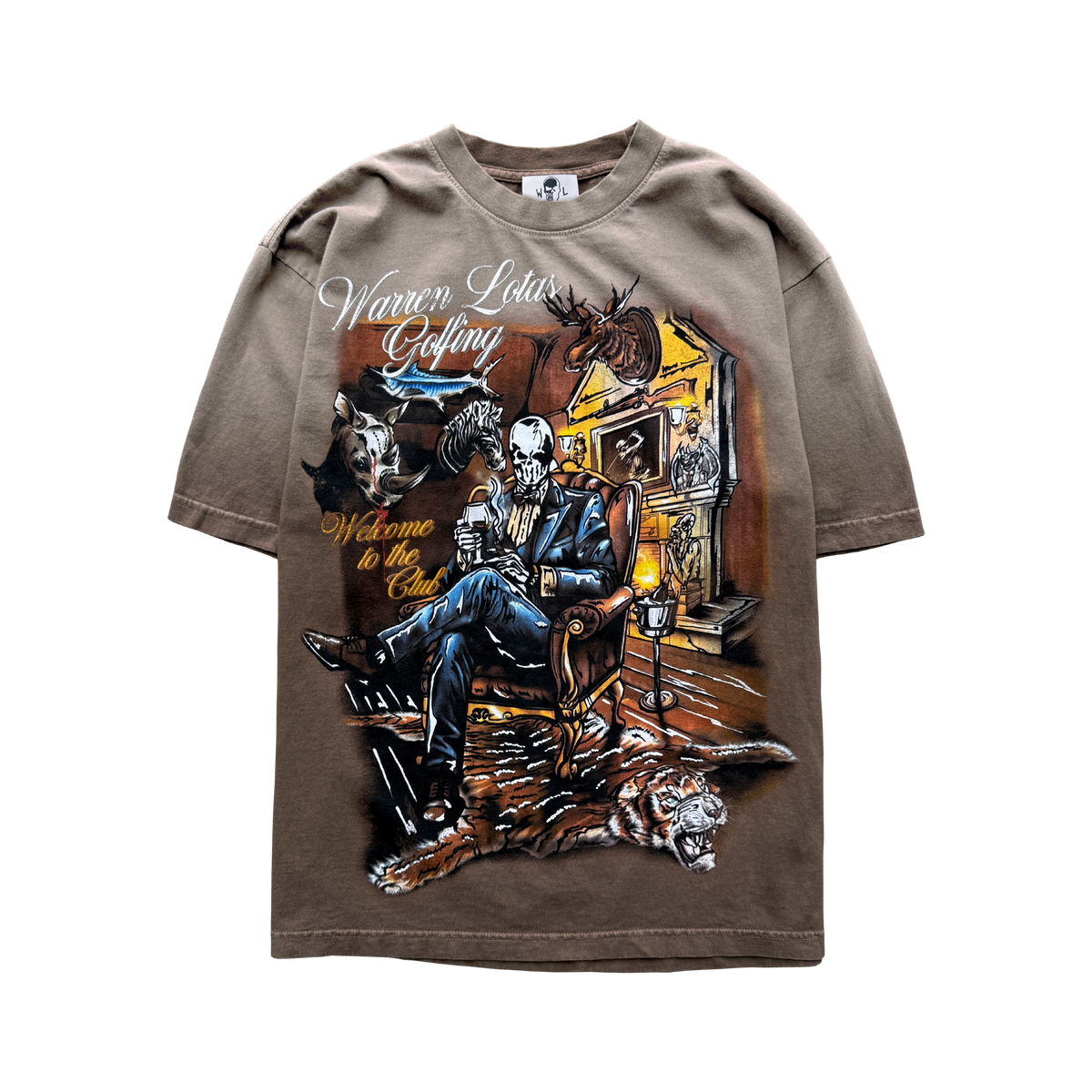 The Club T-Shirt - Sun Faded Brown