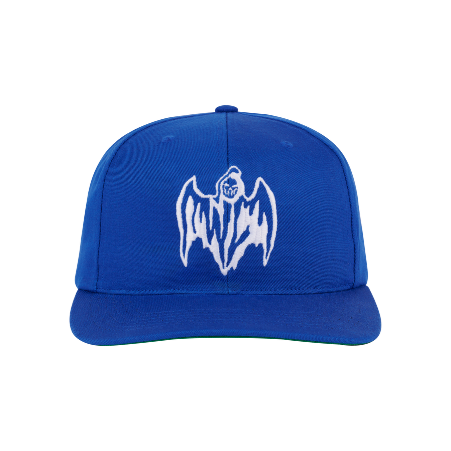Bat Reaper Hat - White/Blue