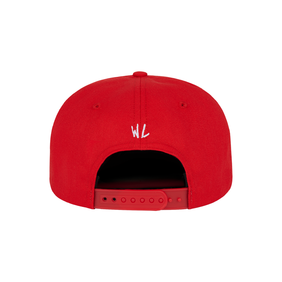 Bat Reaper Hat - White/Red