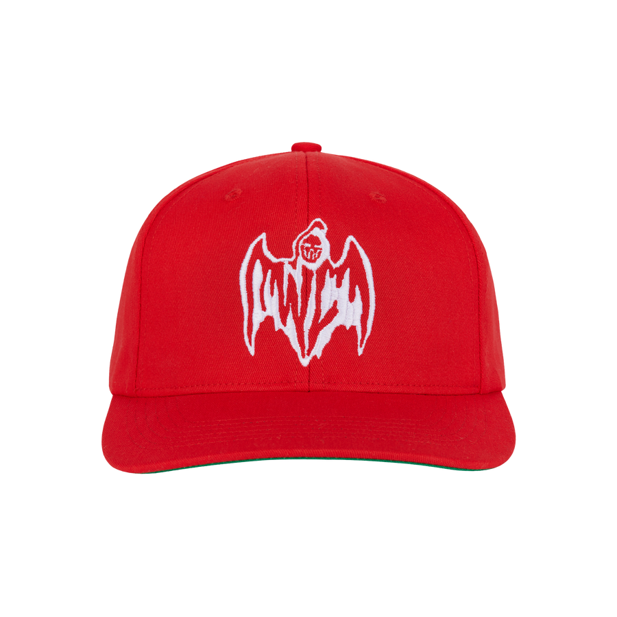 Bat Reaper Hat - White/Red